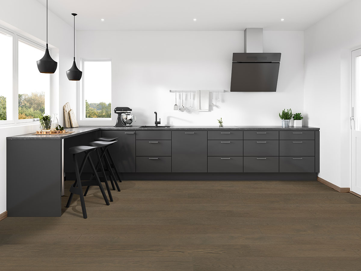 Wayland Engineered Hardwood Flooring in kitchen
