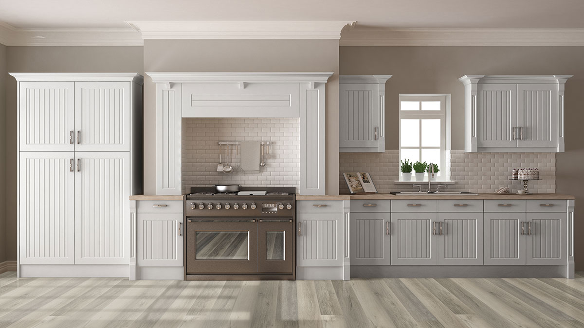Kitchen with Malton Hybrid Rigid Core Flooring