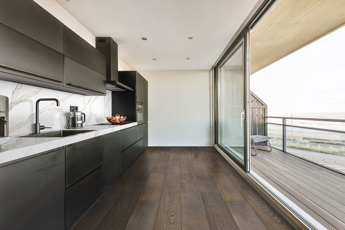 Atwood Engineered Hardwood Flooring in kitchen