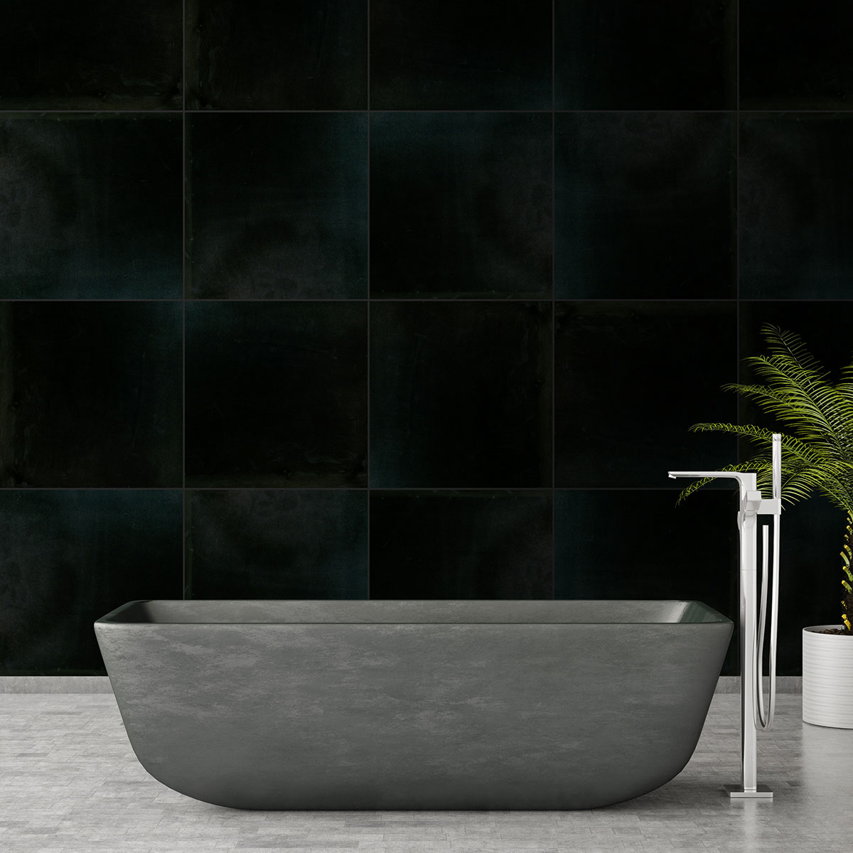  Premium Black Granite Countertop in Bathroom