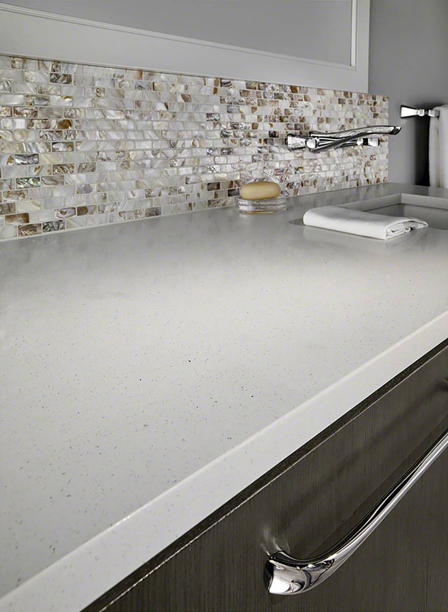 Stellar White Quartz_Santorini Brick Pattern 3mm B Room Scene