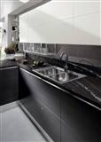 Agatha Black Granite countertop in kitchen
