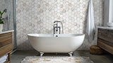 Arabescato Venato White 5" Hexagon Honed RS A