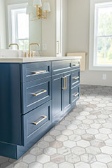 Arabescato Venato White 5" Hexagon Honed RS B
