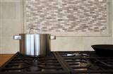 Arctic Storm 0.625x2 Brick Pattern wall Tile in Bathroom