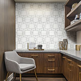 Bianco Dolomite Alana Polished Mosaic Tile