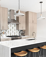 Bianco Dolomite Moderno Polished Mosaic Tile