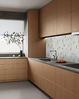 Calacatta Gold Matte 1x6 Stack Pattern Tile