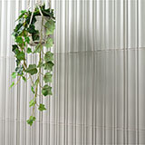 Folk Silver Fluted Tile wall in living room