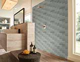 Renzo Jade Ceramic Tile 3x12 wall near shower surround