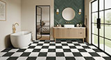 FLAMENCO RACING GREEN 2X18 GLOSSY-Bathroom-1219-Alt-01