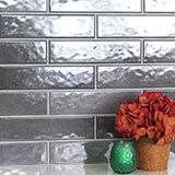 Renzo Storm Ceramic Wall Tile in living room wall