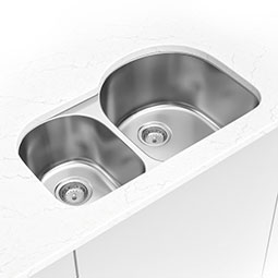 Double Bowl 40/60 - 3120 stainless steel undermount kitchen sink