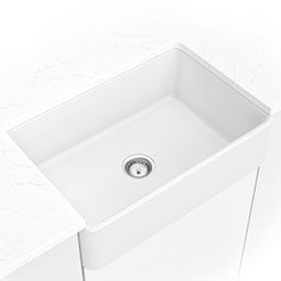 Fireclay Farmhouse White Single Bowl-3020 kitchen sink