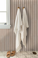 Hiphop Abedul Fluted Tile wall in bathroom