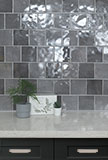 Renzo Storm Ceramic Tile 5x5 wall in bathroom