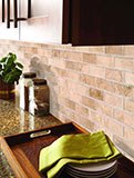 Tuscany Ivory Subway Tile 2x4 backsplash in kitchen