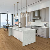 UrbanSlat Blonde 16x48 Wall in living room