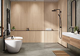 UrbanSlat Natural 16x48 Wall in bathroom