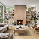 UrbanSlat Natural 16x48 Wall near fireplace