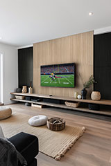 UrbanSlat Natural 16x48 Wall in living room