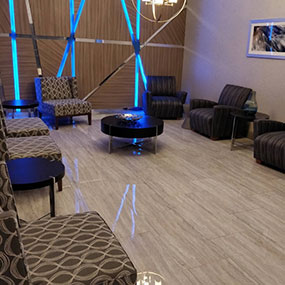 Hospitality flooring in hotel Lobby Waiting Room Pietra Venata White  Room Scene