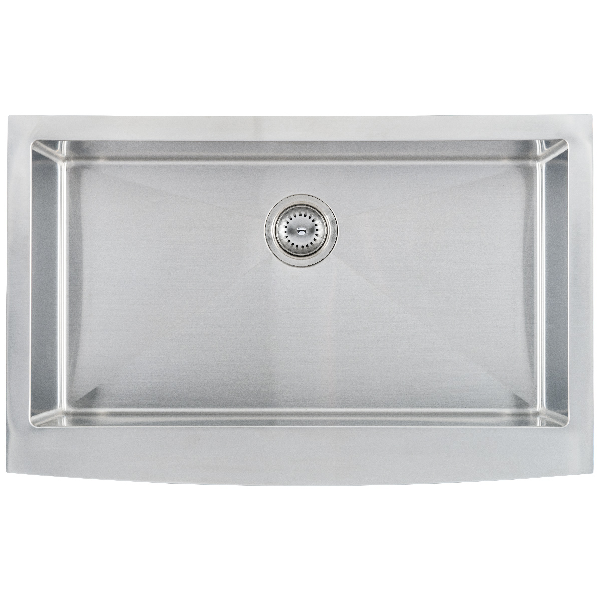 Single Bowl Handcrafted Farmhouse with Apron 3321 stainless steel kitchen sink Detail