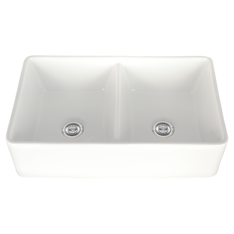 Kitchen Sinks Fireclay Farmhouse White Double Bowl 5050 3220 Kitchen Sinks Fireclay Farmhouse White Double Bowl 5050 3220