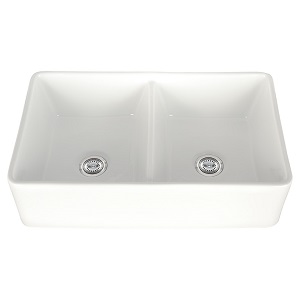 Fireclay Farmhouse White Double Bowl 5050-3220 kitchen sink