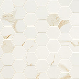 Eden Calacatta 2x2 Hexagon Tile