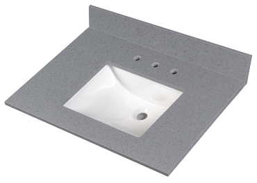 Sparkling Gray Vanity Top Thumb