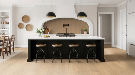 Cabana Wood Look Porcelain floor in living room