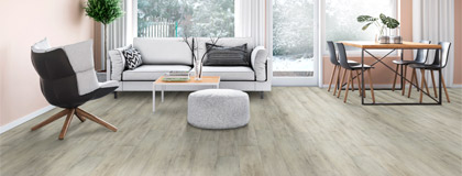 Cyrus LVP Wood Look floor in living room